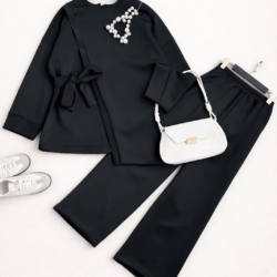 Bağlamalı Scuba Takım - Siyah